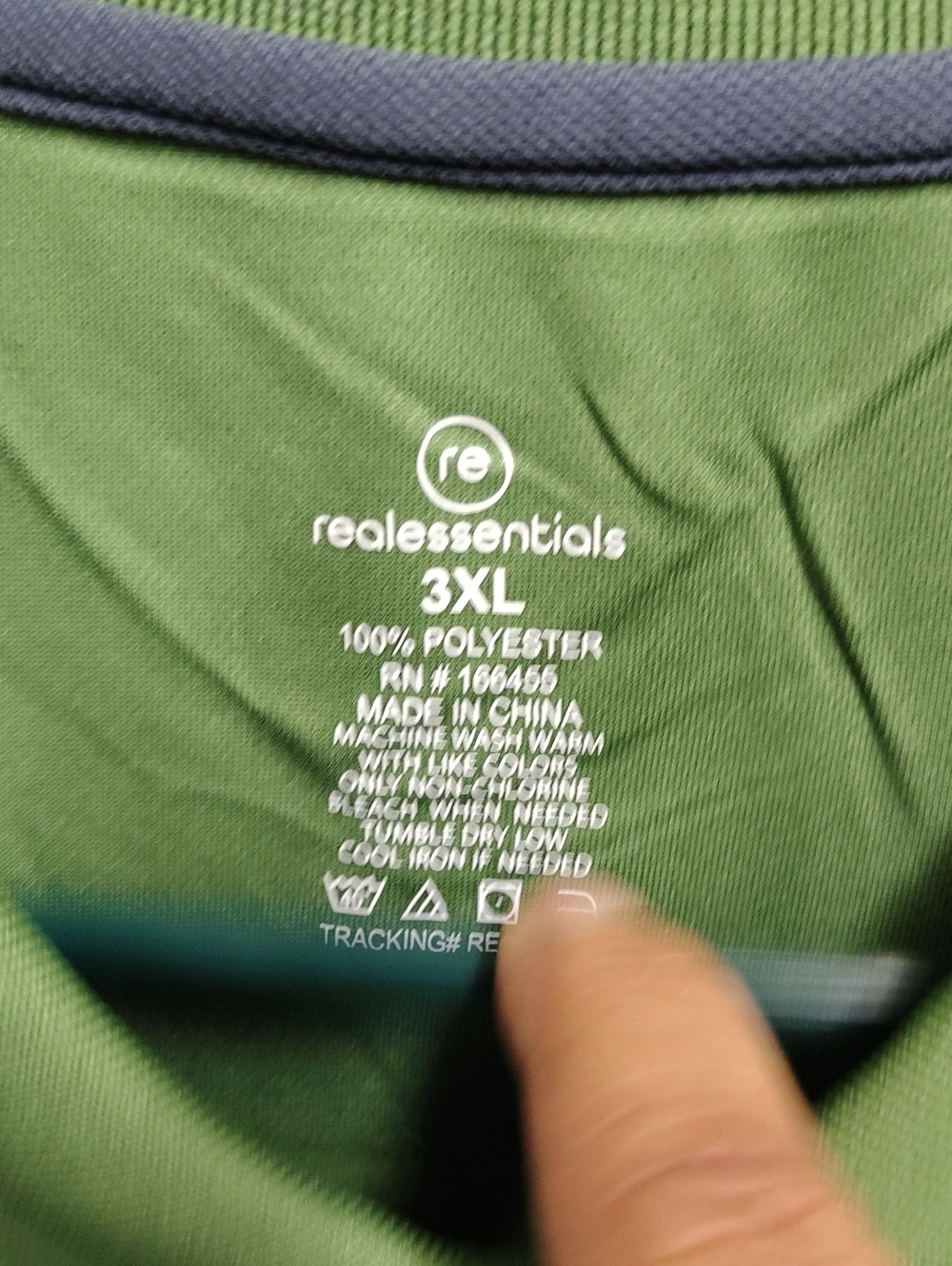 Essentials 3XL Olive Green Men's Polo with Contrast Neck Trim